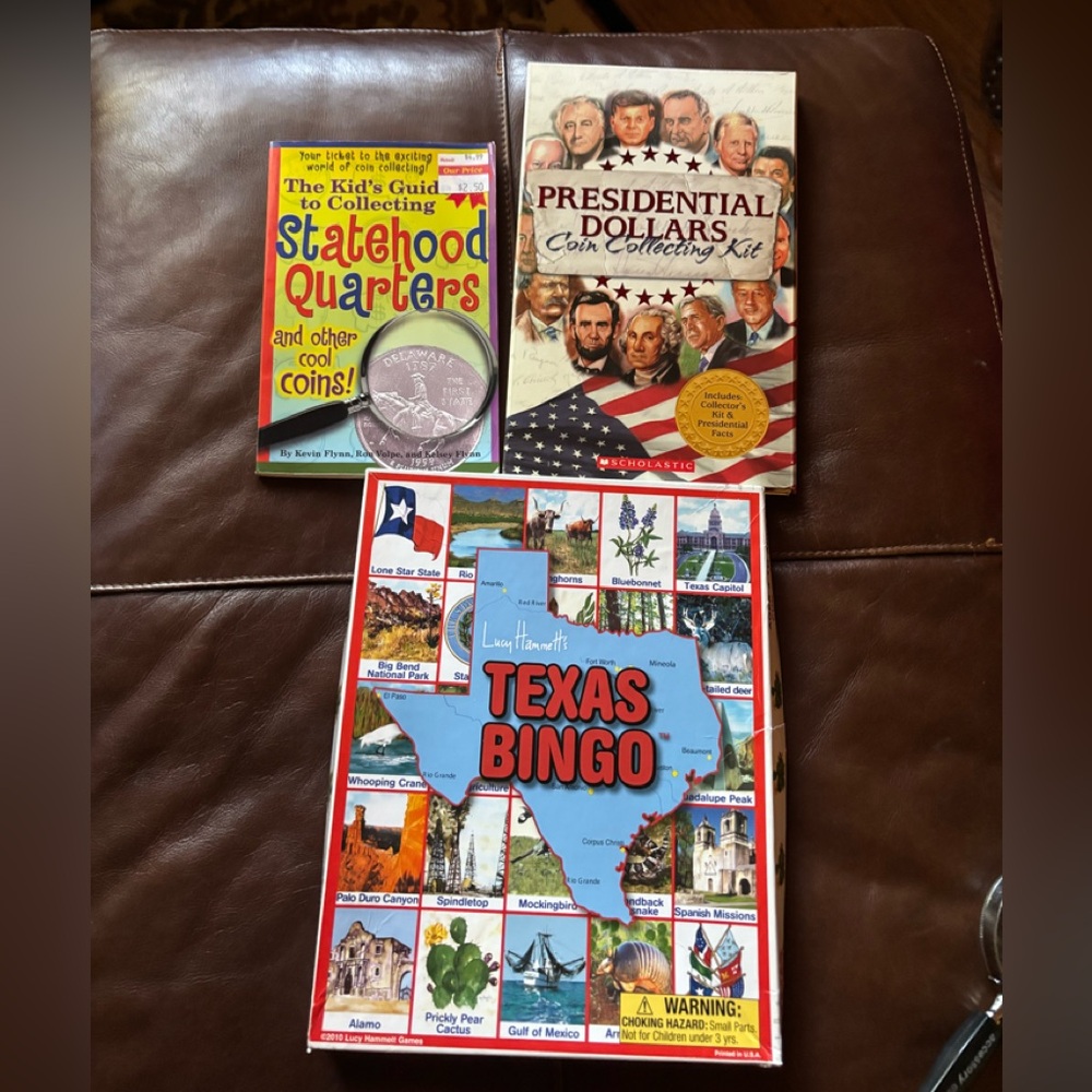 Coin Collecting and Texas Bingo Set